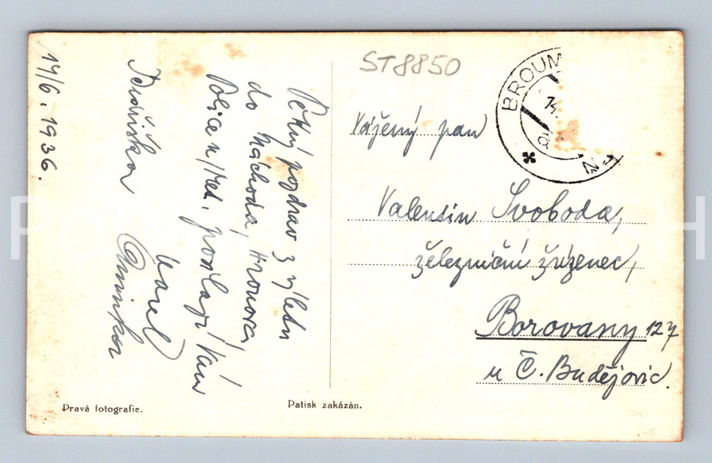 Pohlednice NÁCHOD (ST8850)