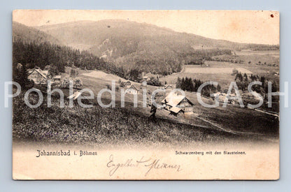 Pohlednice JOHANNISBAD dlouhá adresa (ST8854)