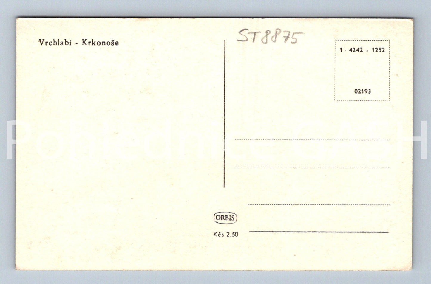 Pohlednice VRCHLABÍ (ST8875)