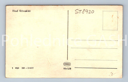 Pohlednice HRAD KŘIVOKLÁT (ST8920)