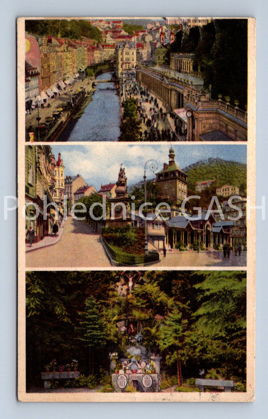 Pohlednice KARLOVY VARY (ST8937)