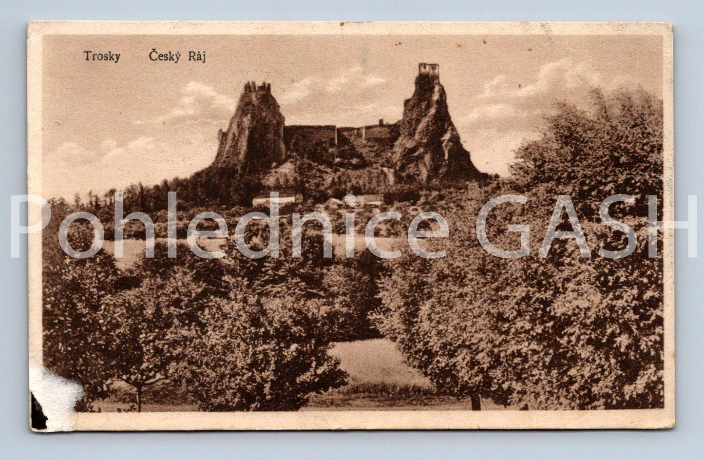 Pohlednice TROSKY - ČESKÝ RÁJ (ST8939)