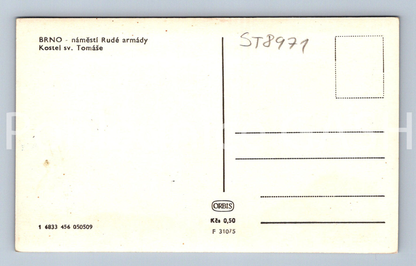 Pohlednice BRNO - NÁMĚSTÍ (ST8971)