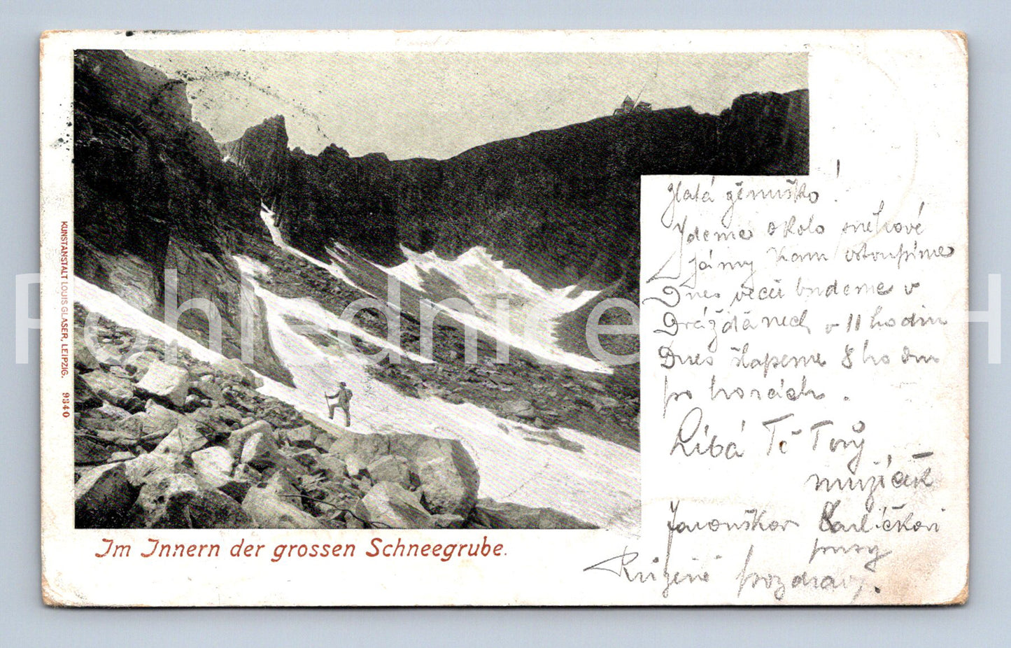 Pohlednice IM INNERN DER GROSSEN dlouhá adresa (ST8974)