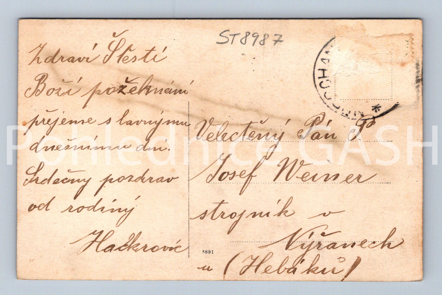 Pohlednice ČESKÝ LES (ST8987)