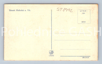 Pohlednice ZÁMEK HLUBOKÁ NAD VLTAVOU (ST8992)