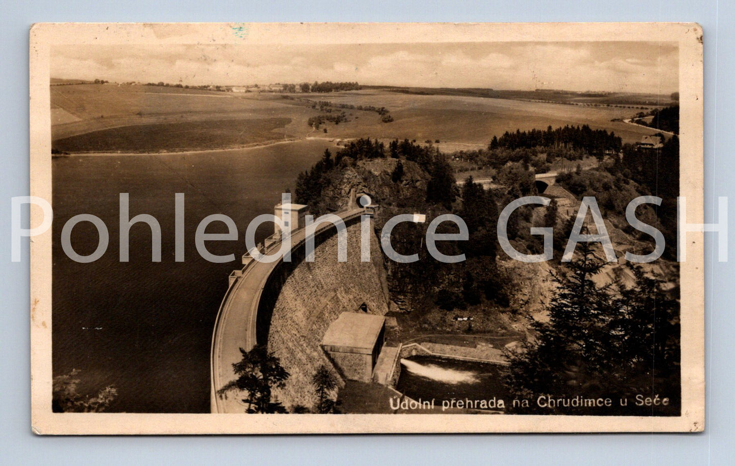 Pohlednice ÚDOLNÍ PŘEHRADA NA CHRUDIMCE U SEČE (ST8996)