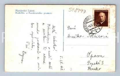 Pohlednice MARIÁNSKÉ LÁZNĚ (ST8997)