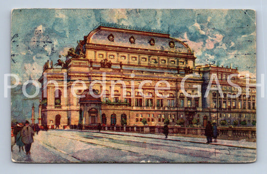 Pohlednice PRAHA - NÁRODNÍ DIVADLO (ST9025)
