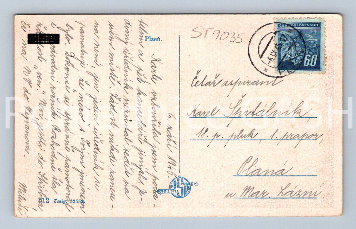 Pohlednice PLZEŇ (ST9035)