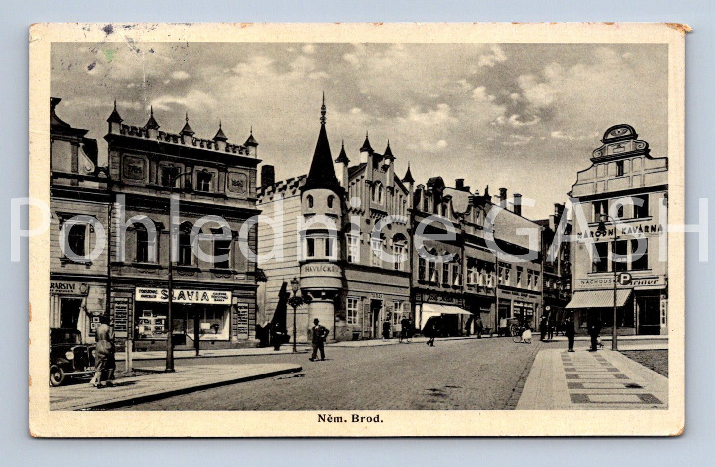 Postcard GERMAN FORD (ST9051)