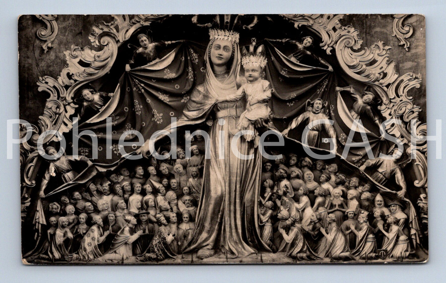 Pohlednice PANNA MARIE S JEZULÁTKEM (ST9057)