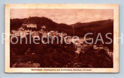 Pohlednice MARIÁNSKÉ LÁZNĚ (ST9063)