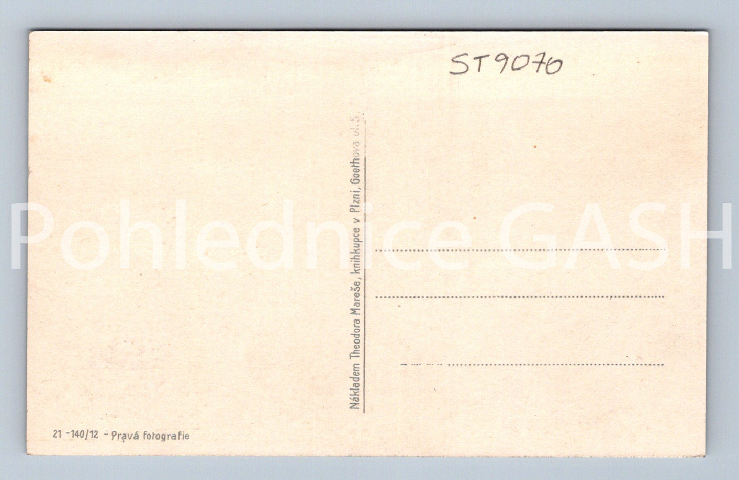 Pohlednice PLZEŇ (ST9070)