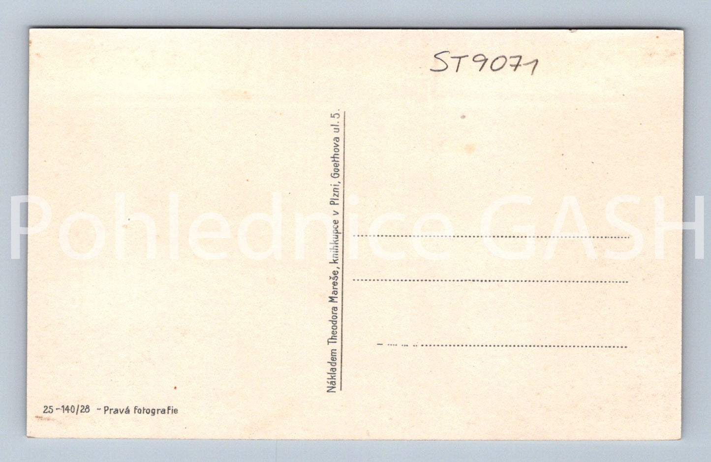 Postcard PILSEN (ST9071)