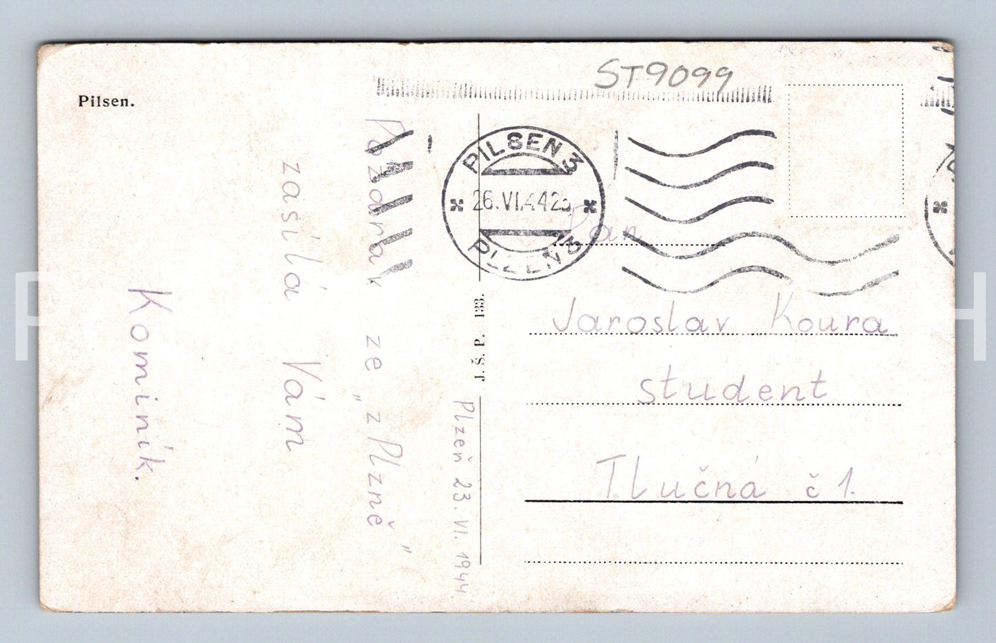 Pohlednice PLZEŇ (ST9099)