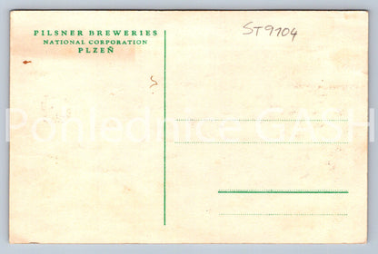 Postcard PILSEN BEER PILSNER URQUELL (ST9104)