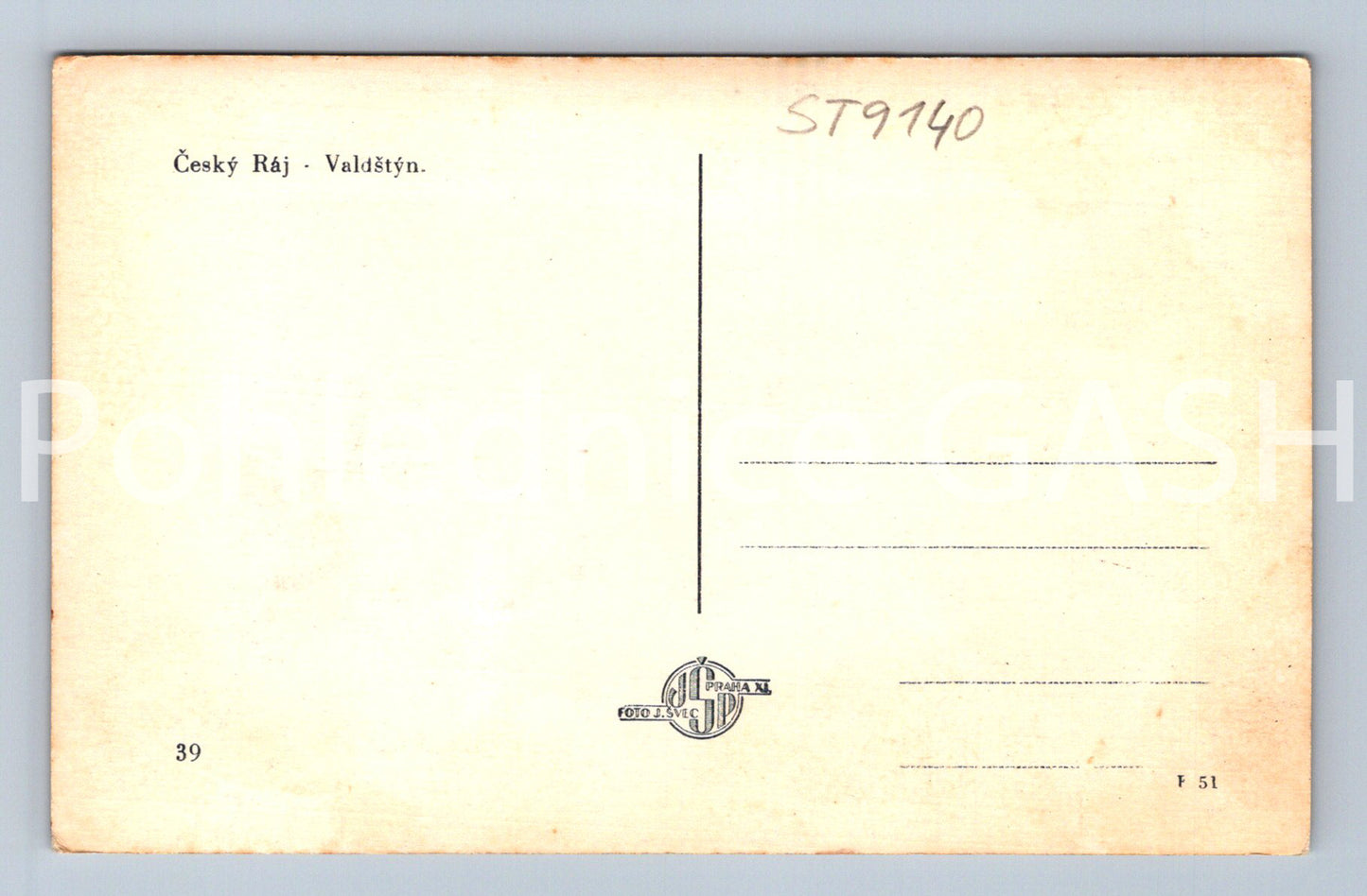 Pohlednice ČESKÝ RÁJ (ST9140)