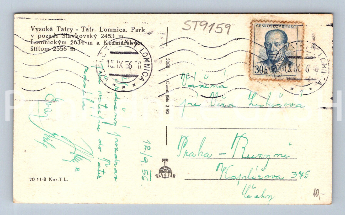 Pohlednice VYSOKÉ TATRY (ST9159)