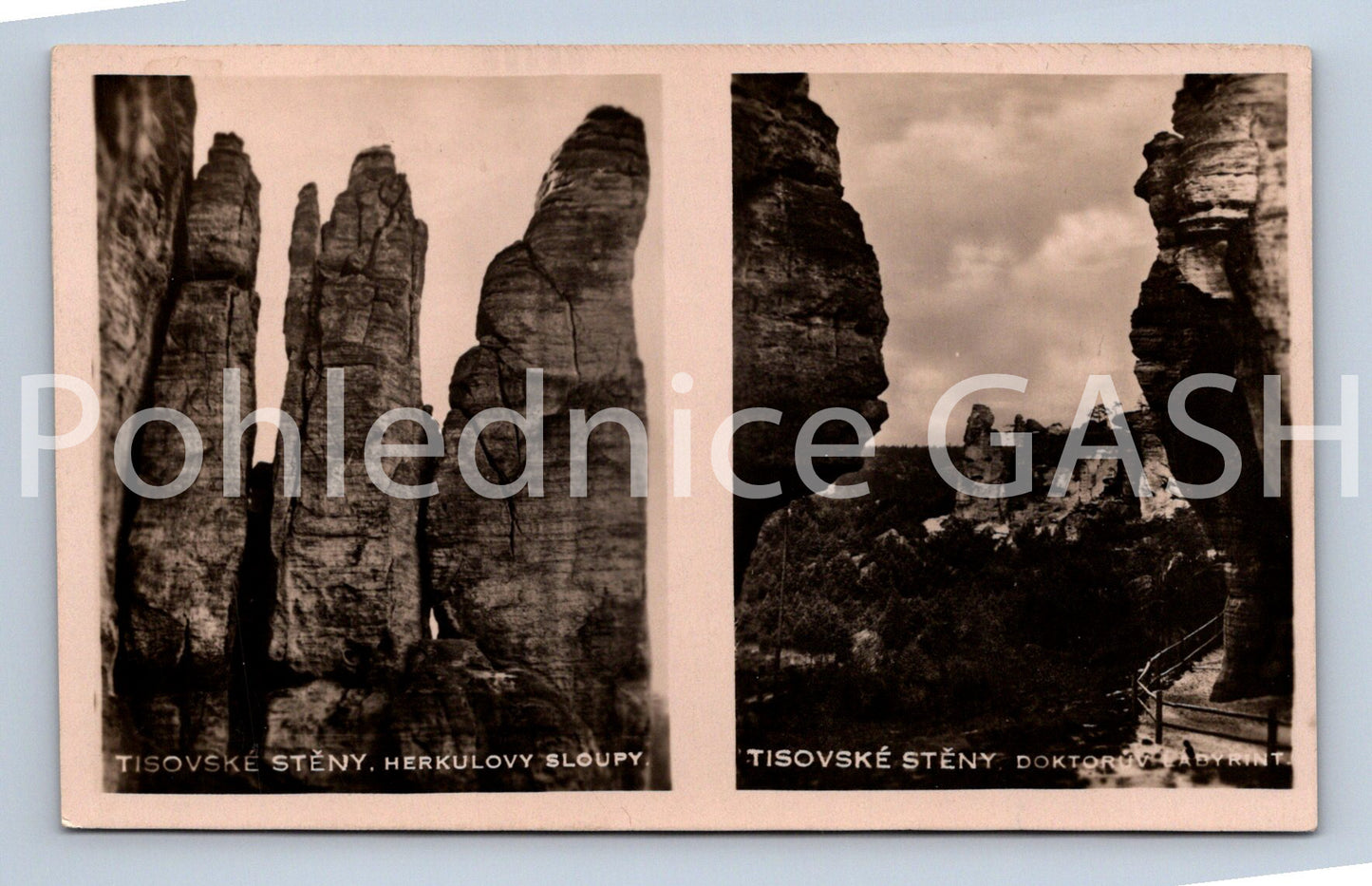 Pohlednice TISKOVSKÉ SKÁLY (ST9168)