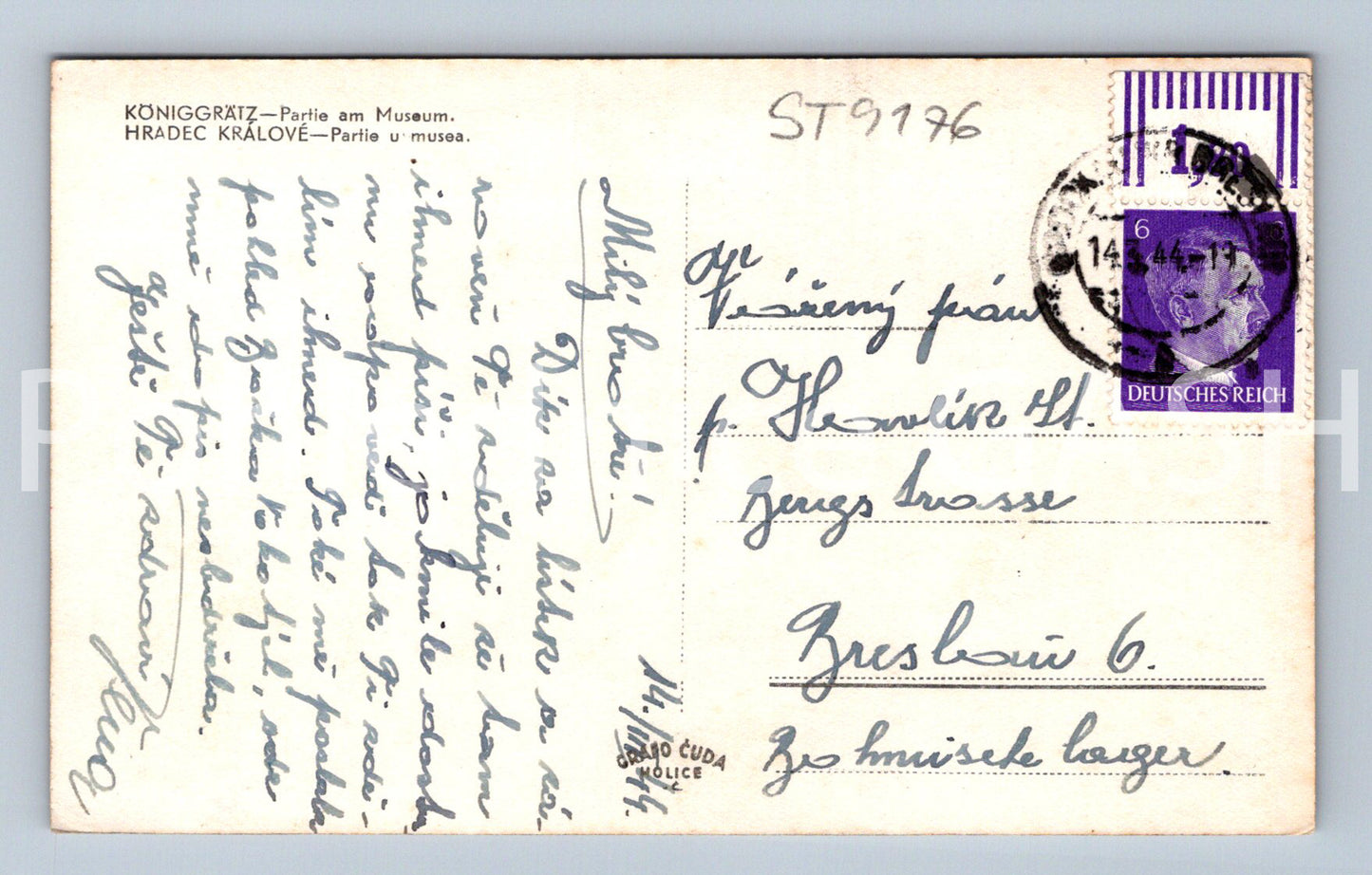 Pohlednice HRADEC KRÁLOVÉ (ST9176)