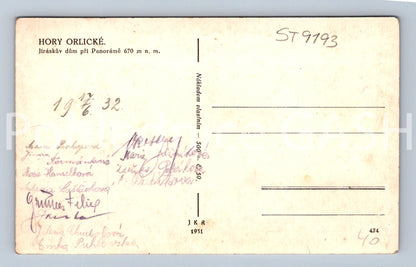 Pohlednice ORLICKÉ HORY (ST9193)