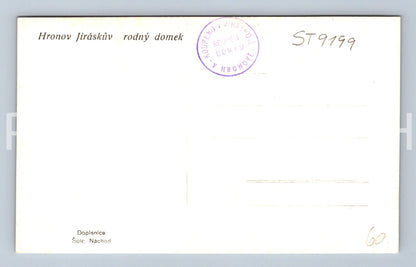 Pohlednice RODNÝ DOMEK MISTRA ALOISE JIRÁSKA - HRONOV (ST9199)