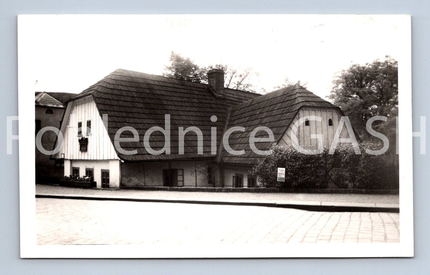 Pohlednice RODNÝ DOMEK MISTRA ALOISE JIRÁSKA - HRONOV (ST9199)