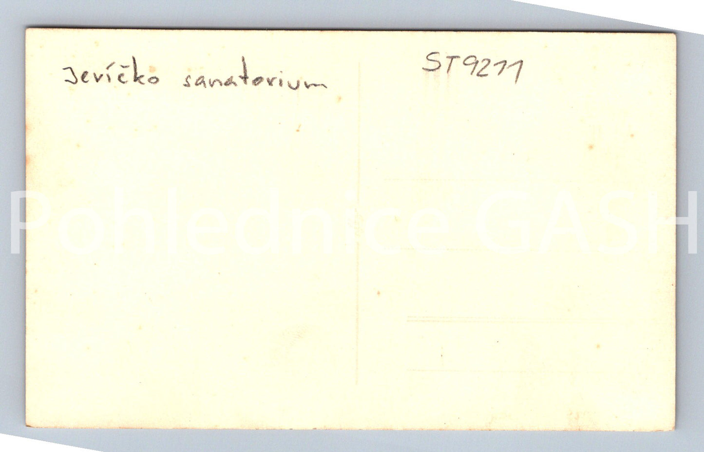 Pohlednice JEVÍČKO - SANATORIUM (ST9211)