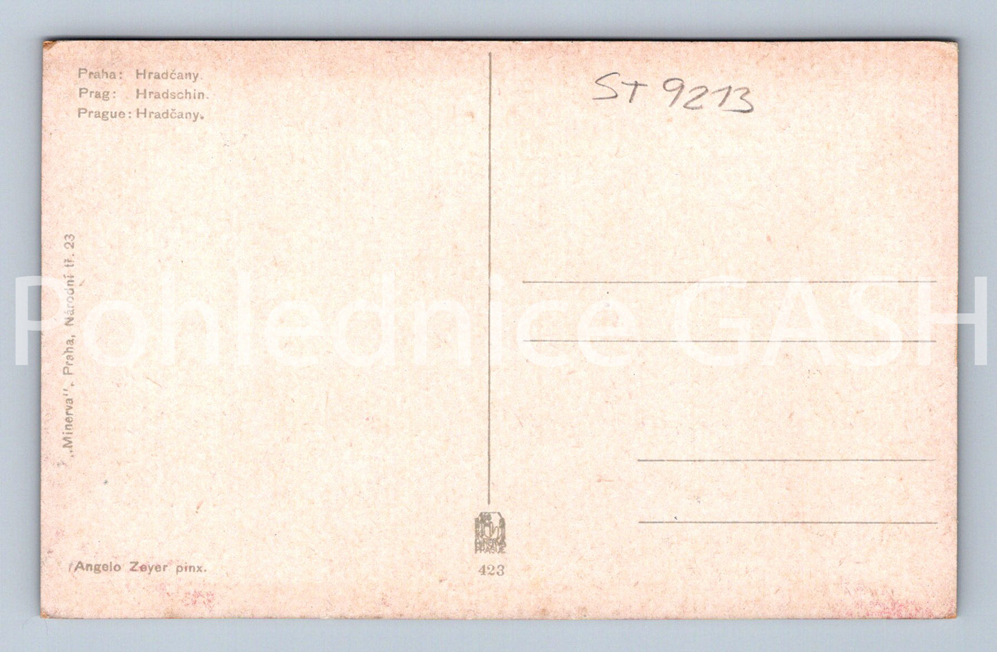 Pohlednice PRAHA (ST9213)