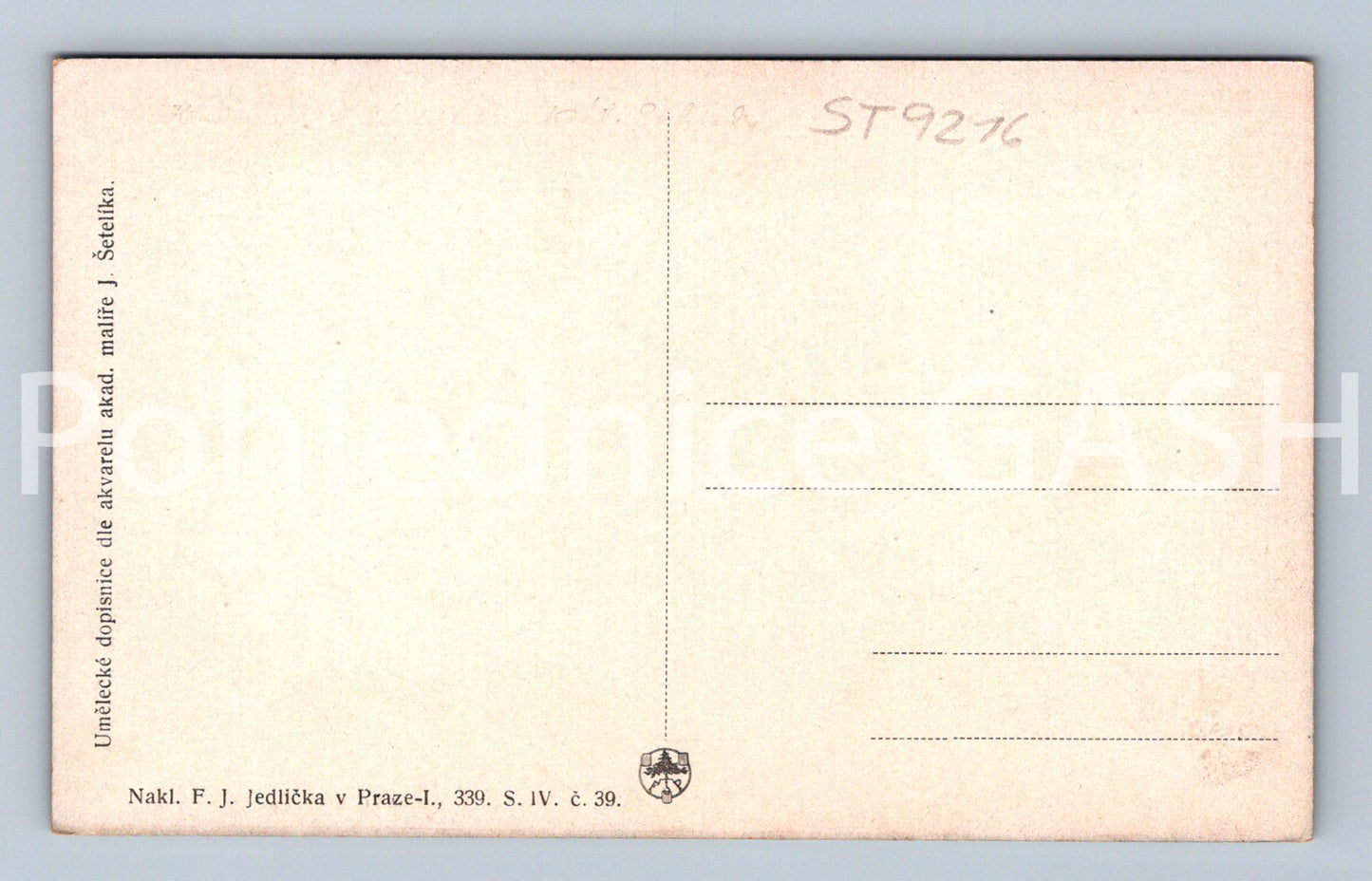 Pohlednice PRAHA (ST9216)