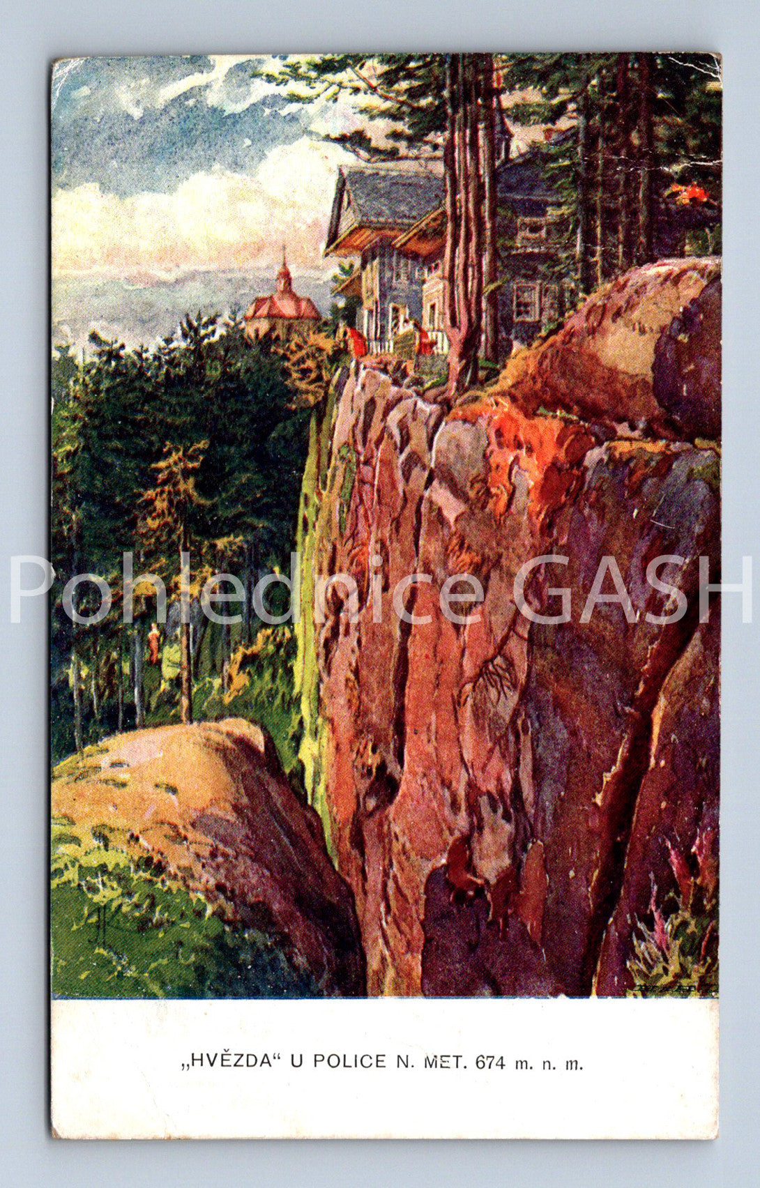 Pohlednice POLICE NAD METUJÍ (ST9224)