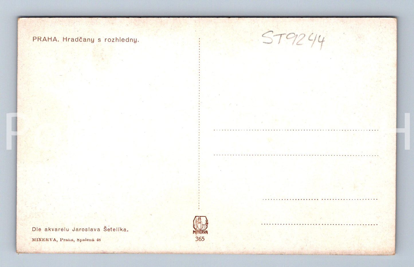 Pohlednice PRAHA (ST9244)