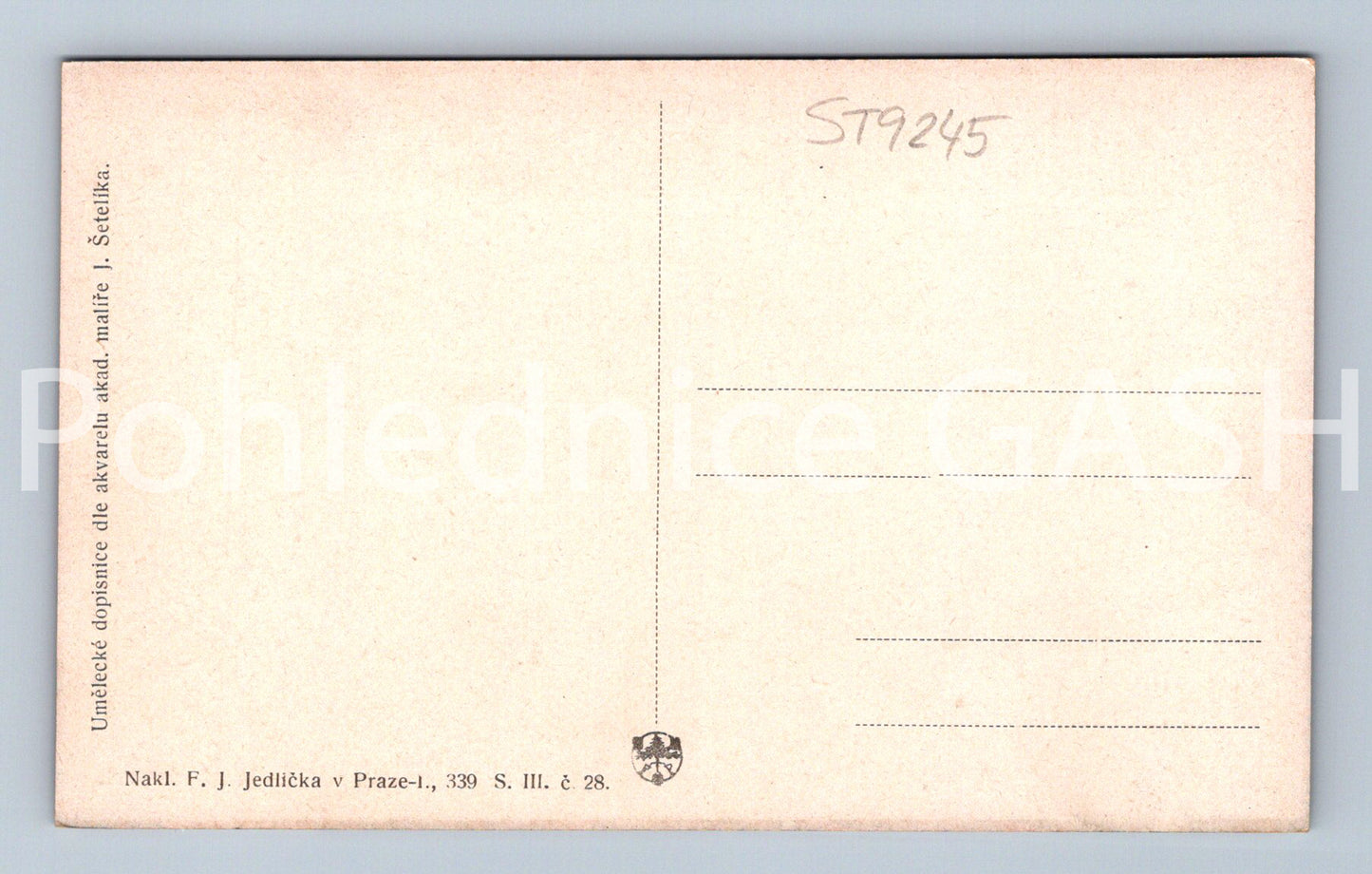 Pohlednice PRAHA (ST9245)