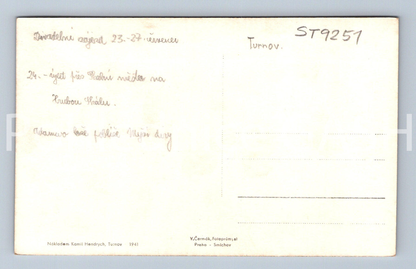 Pohlednice TURNOV (ST9251)