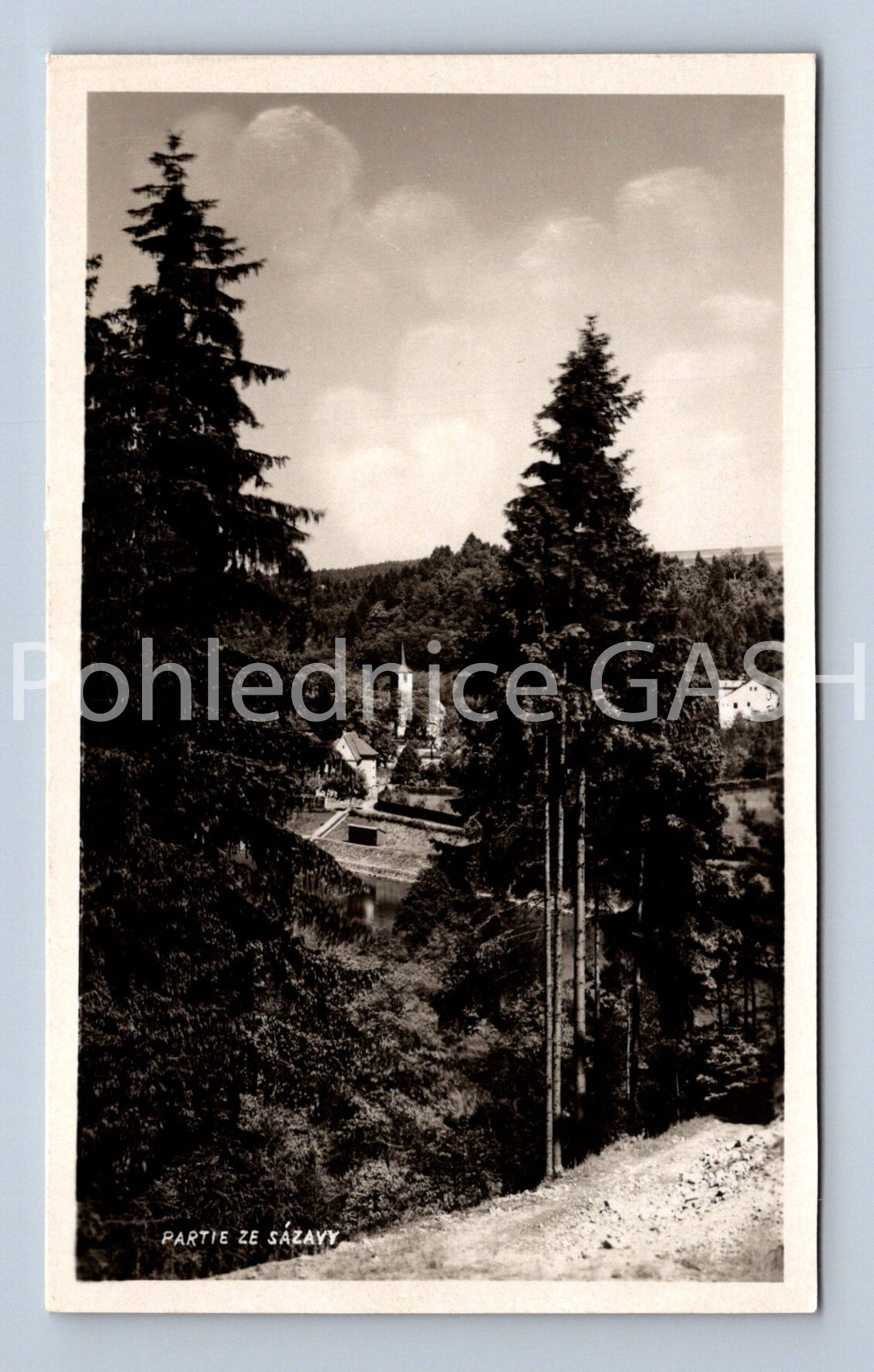 Pohlednice PARTIE ZE SÁZAVY (ST9257)