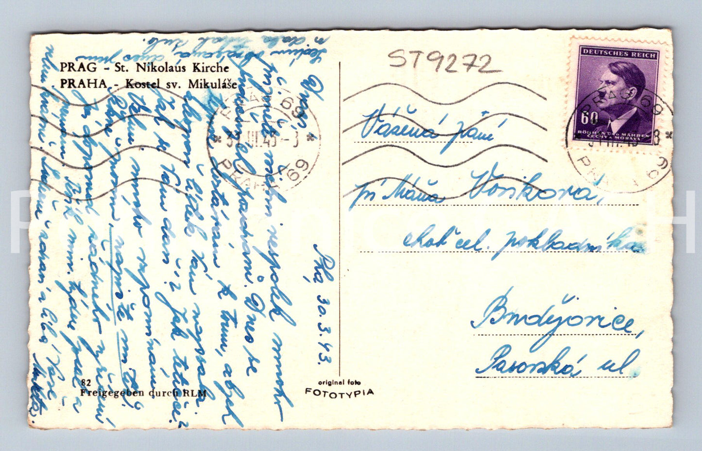 Pohlednice PRAHA (ST9272)