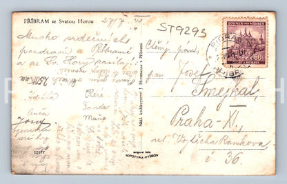 Pohlednice PŘÍBRAM SE SVATOU HOROU (ST9293)