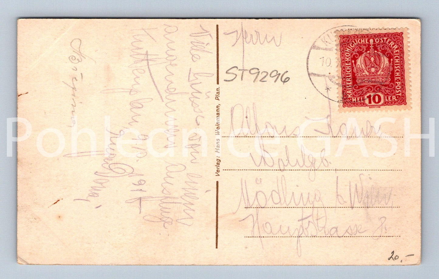 Postcard GRUSS AUS KUTTENPLAN (ST9296)