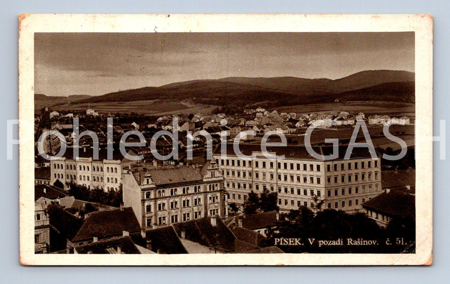 Pohlednice PÍSEK (ST9302)