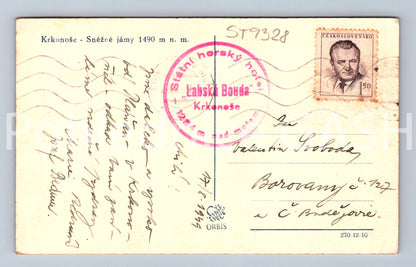 Pohlednice KRKONOŠE - SNĚŽNÉ JÁMY (ST9328)