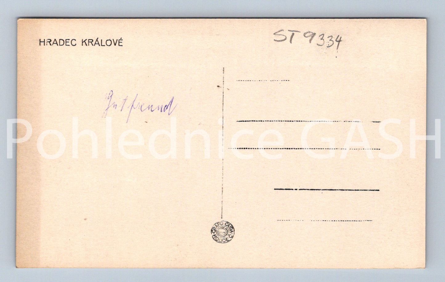 Pohlednice HRADEC KRÁLOVÉ (ST9334)