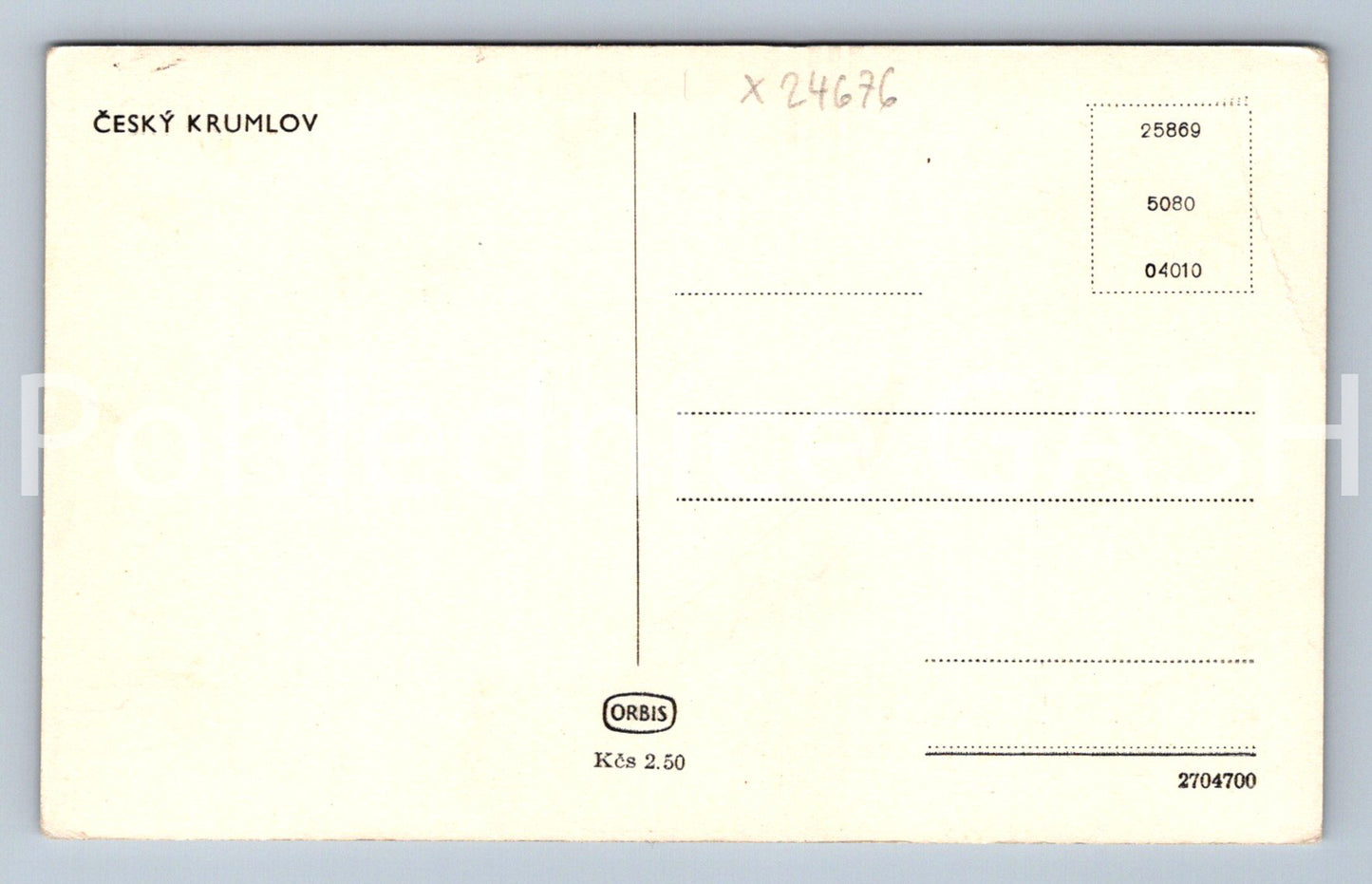 Pohlednice ČESKÝ KRUMLOV (X24676)
