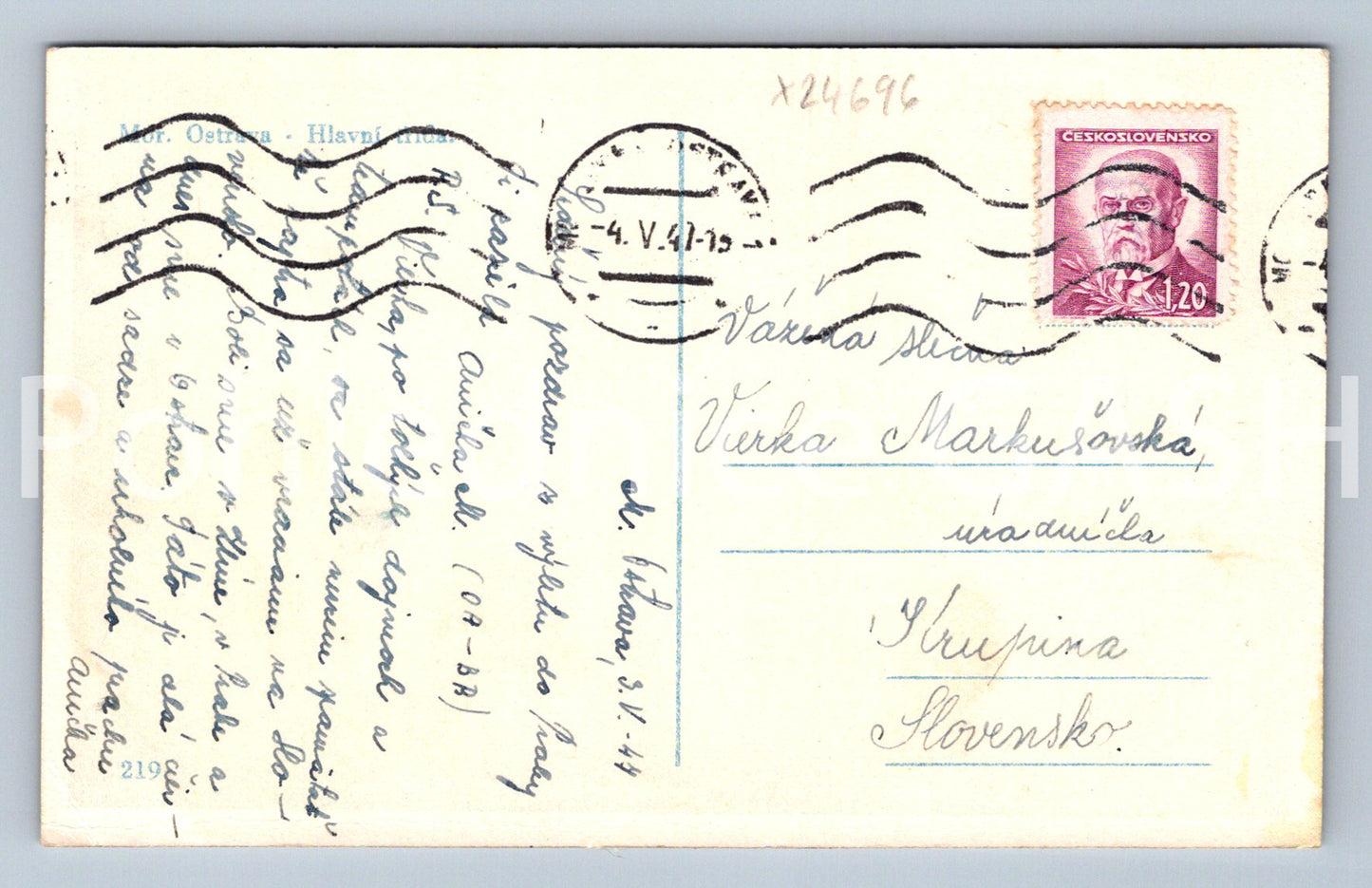 Pohlednice MOR. OSTRAVA (X24696)