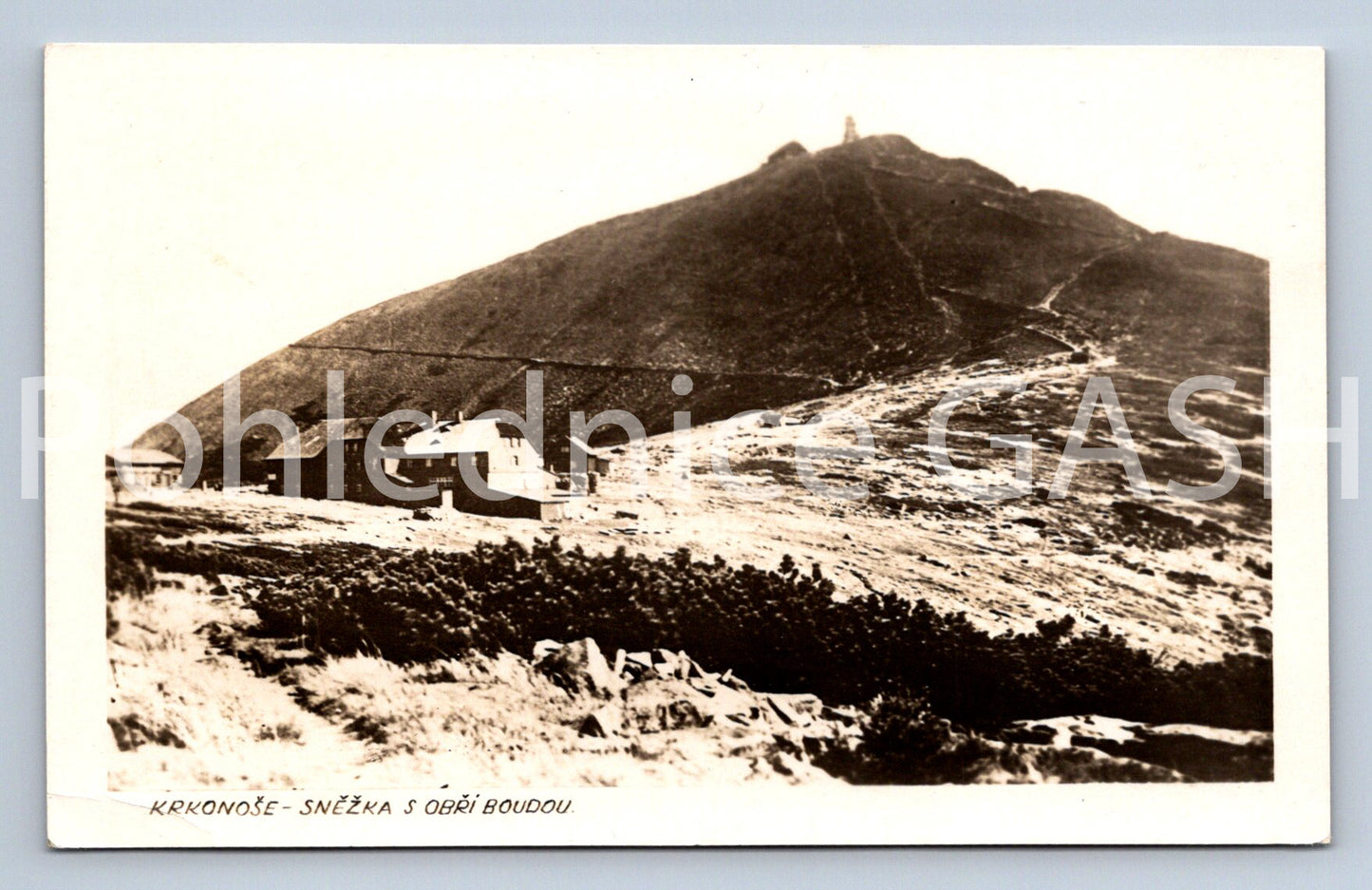 Pohlednice KRKONOŠE SNĚŽKA (X24712)