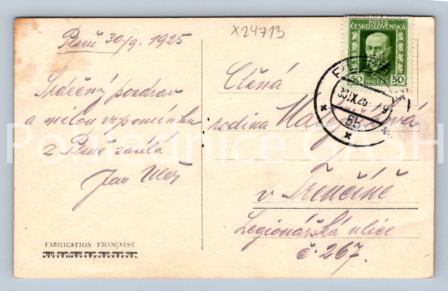 Pohlednice PLZEŇ (X24713)