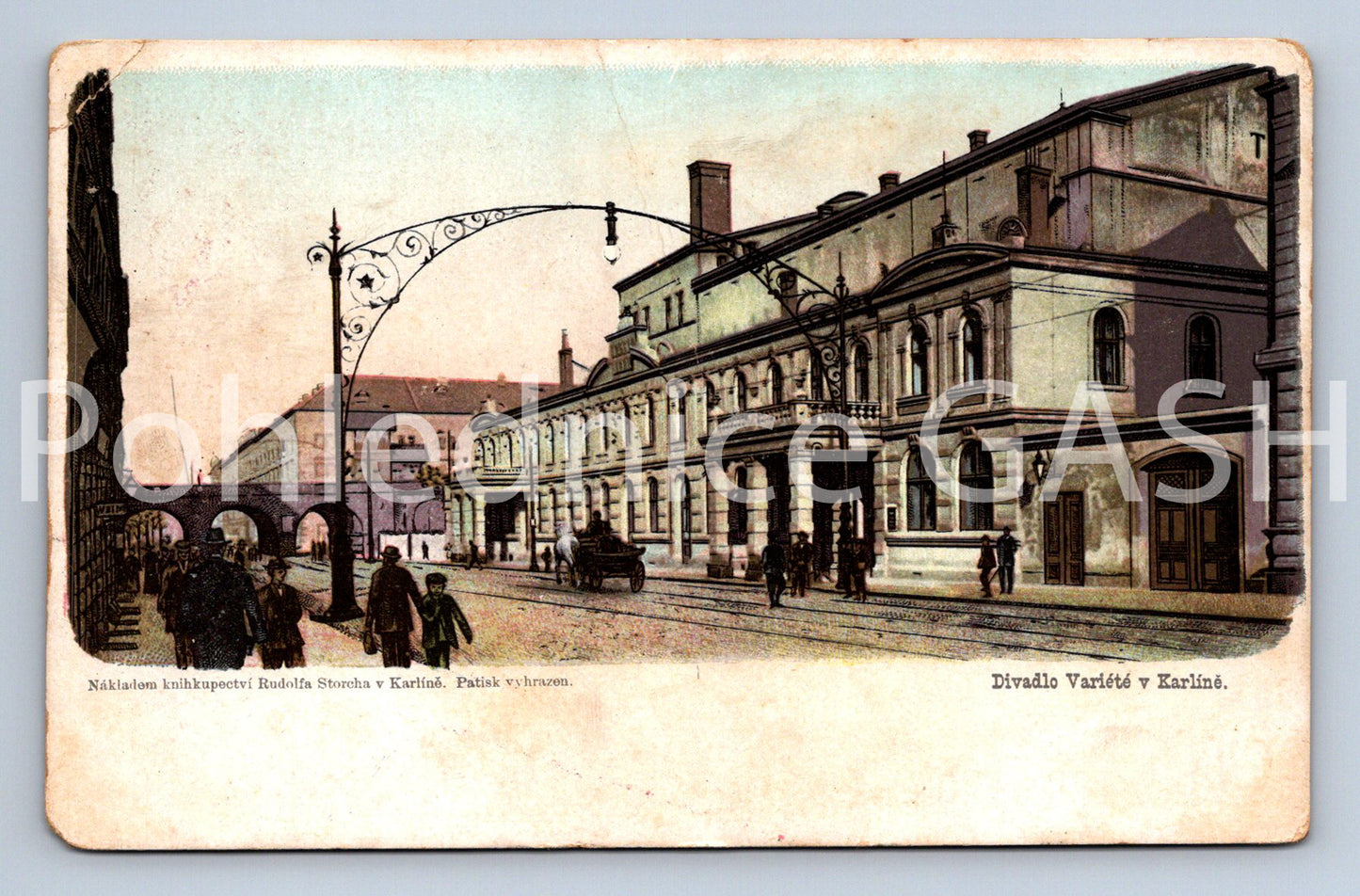 Pohlednice DIVADLO VARIETÉ V KARLÍNĚ (X24732)