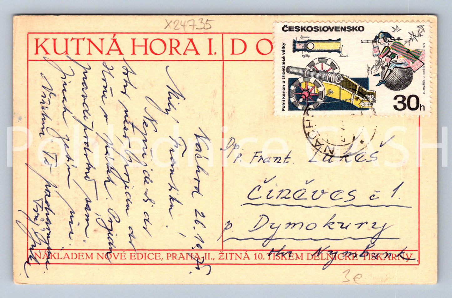 Pohlednice KOSTEL SV. BARBORY (X24735)