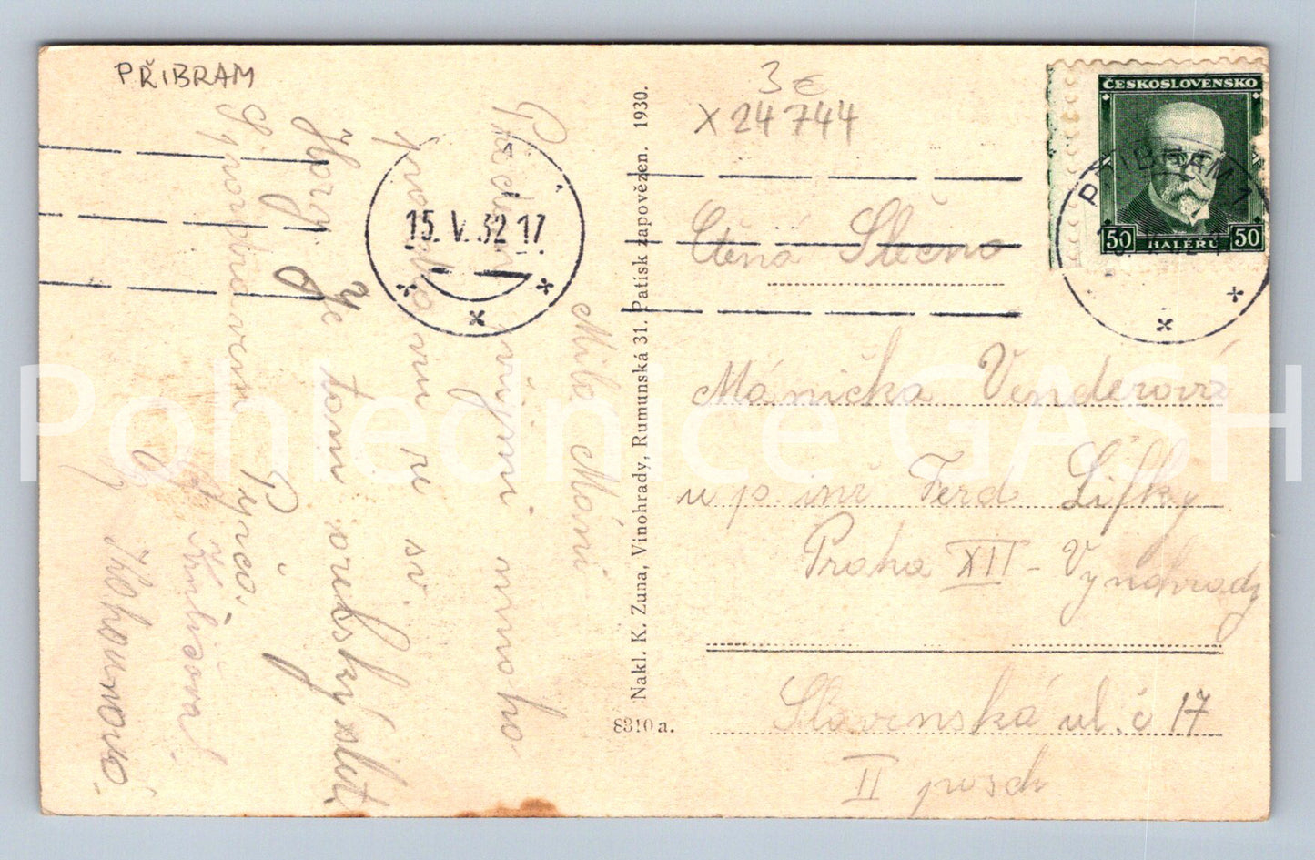 Pohlednice POZDRAV ZE SV. HORY U PŘÍBRAMI (X24744)