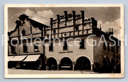 Pohlednice TŘEBOŇ RESTAURACE U BÍLÉHO KONÍČKA (X24745)